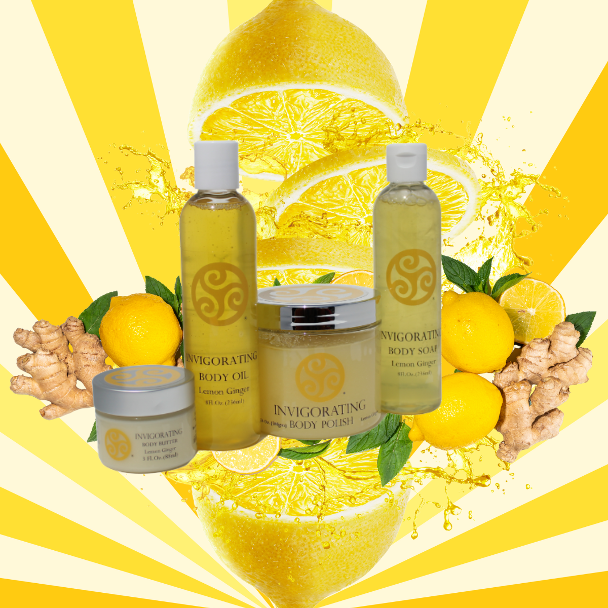INVIGORATING lemon ginger