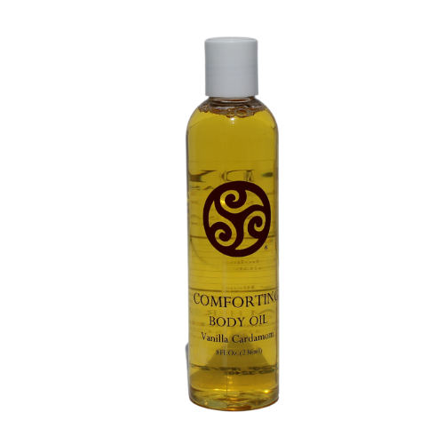 Body Oil COMFORTING vanilla cardamom - Trillium Herbal Company