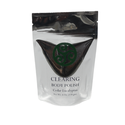 Body Polish CLEARING cedar eucalyptus - Trillium Herbal Company