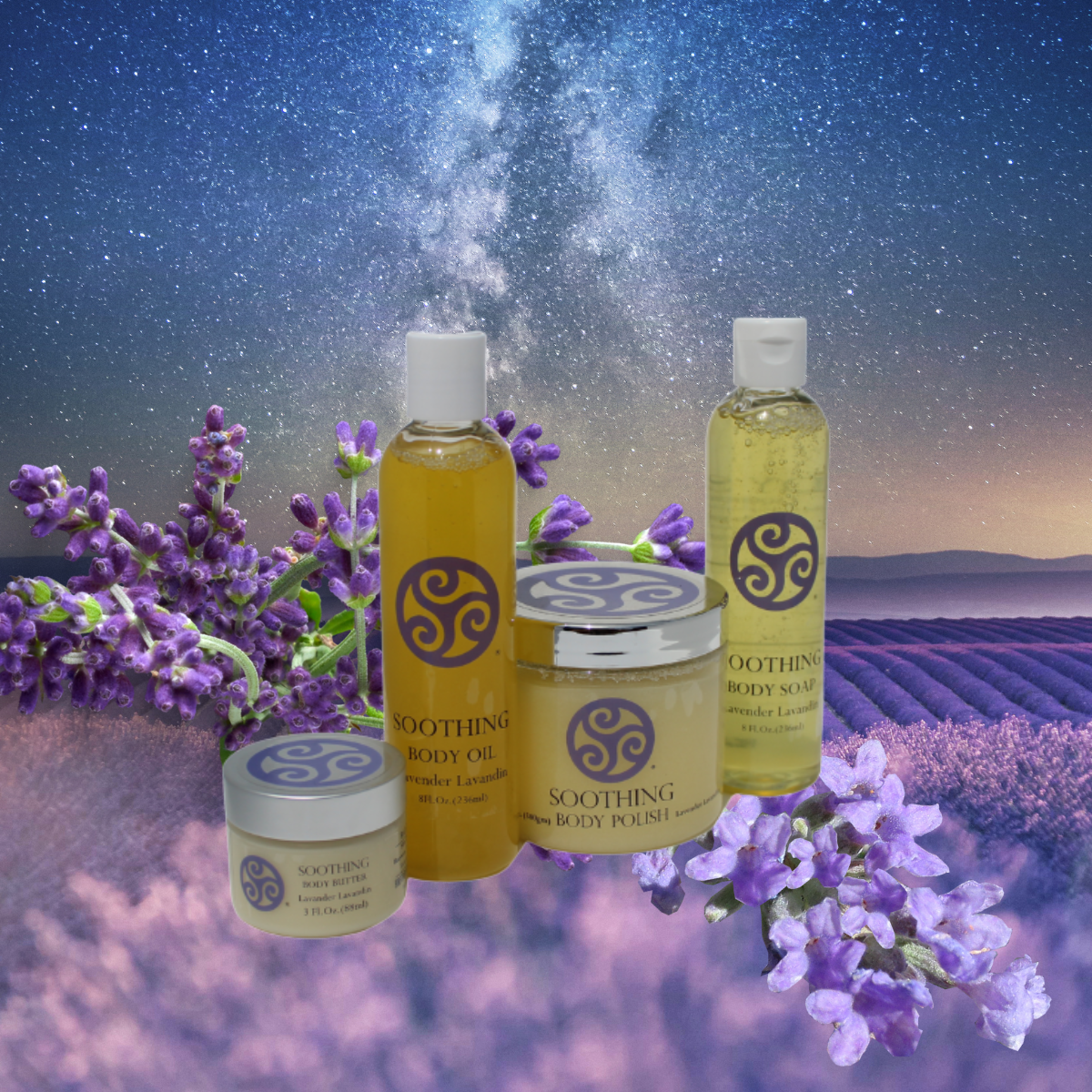 soothing lavender plant BODY BUNDLES TRILLIUM LIFESTYLE UPGRADE / SOOTHING Lavender Lavandin