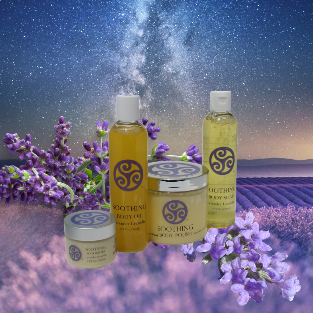 SOOTHING Lavender Lavandin Buy 3 Get 1 - Trillium Herbal Company